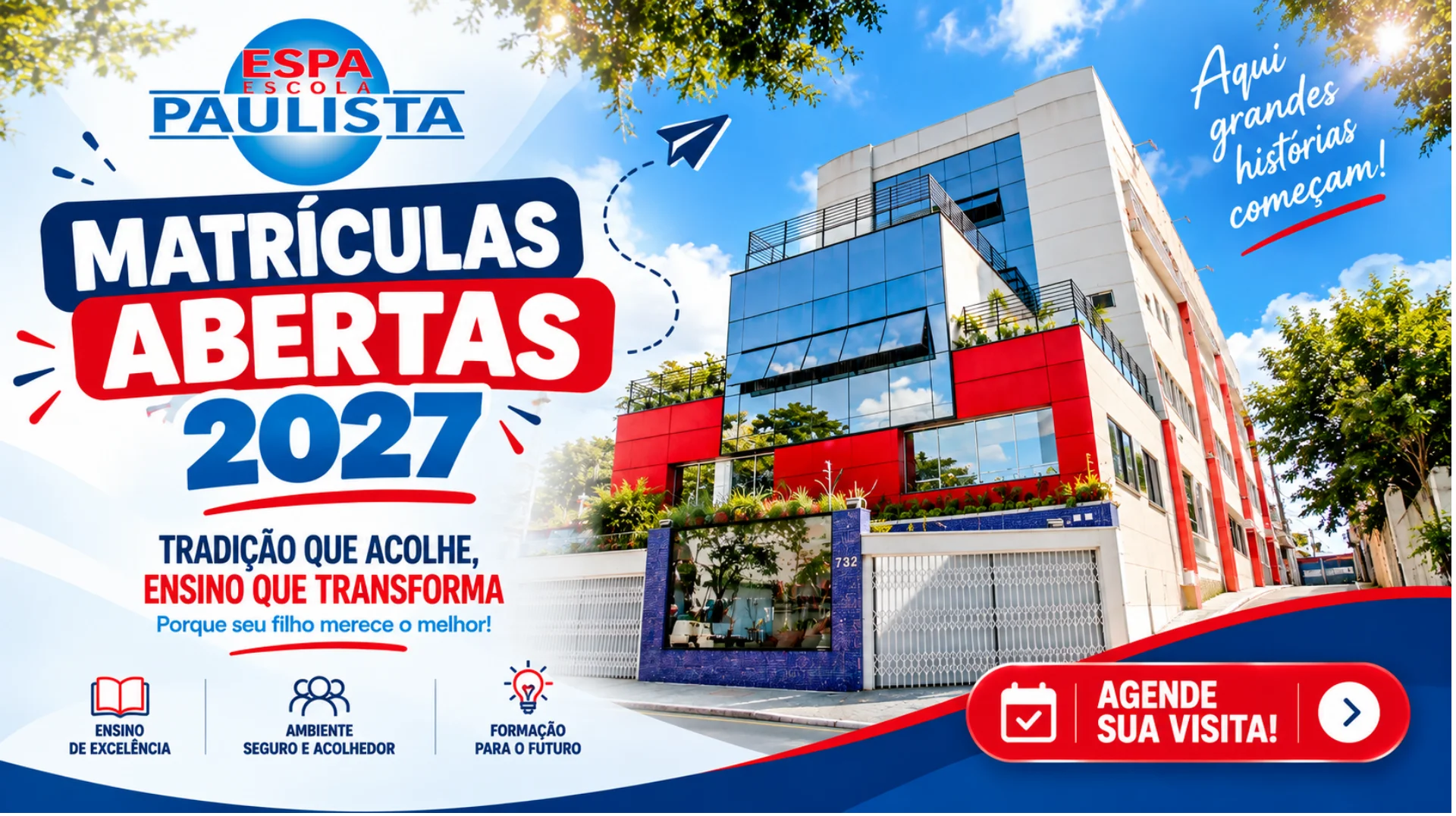 Escola Paulista ESPA, matrículas abertas 2027