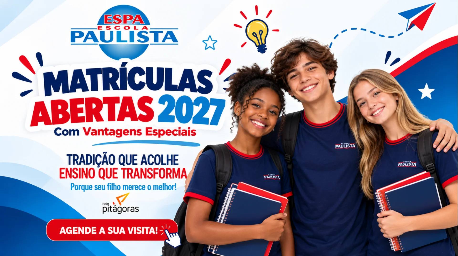 Escola Paulista ESPA, matrículas abertas 2027